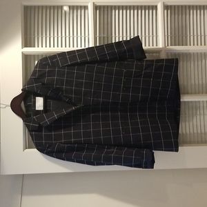 Oak + Fort Blazer Windowpane XS